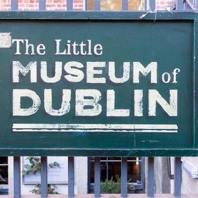 Photograph of The Little Museum of London Sign. 
